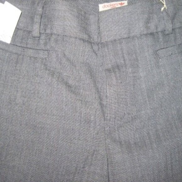 DOCKERS~New~Women's~Size 12PM~Dress~Trouser Leg~Khaki~Gray~Petite~2 Pockets~New - Picture 6 of 13
